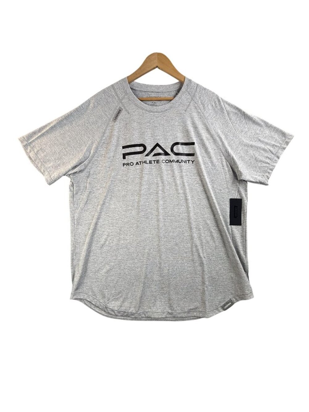 Legends Shirt Mens 2XL Gray PAC Pro Athlete Community Enzo SS Short Sleeve Gym